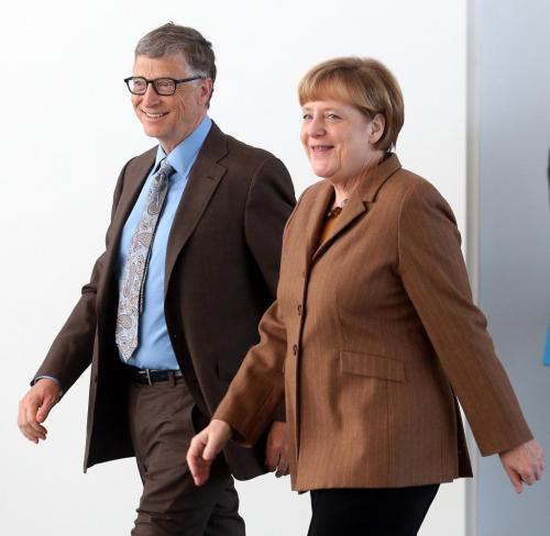 bill-and-angela-merkel