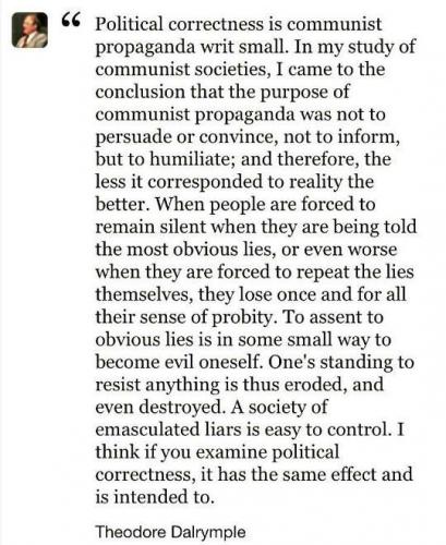 political correctness is commie