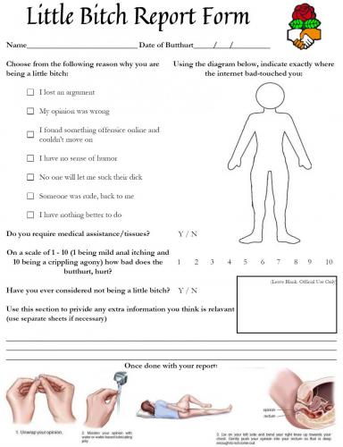 Little Bitch Report Form