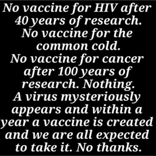 NO VACCINE FOR HIV
