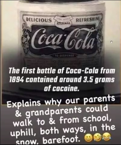 1st bottle of coke 8234952347572345746