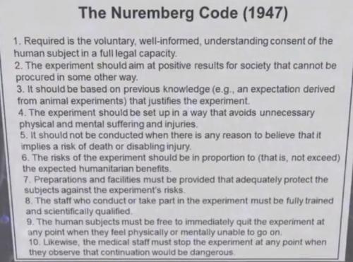 the nuremberg code [1947] 9348257957605676
