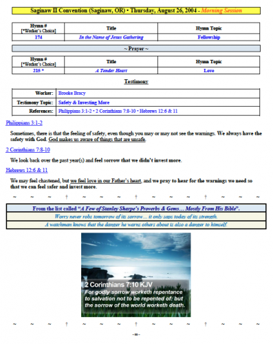Brooke Bracy's Testimony