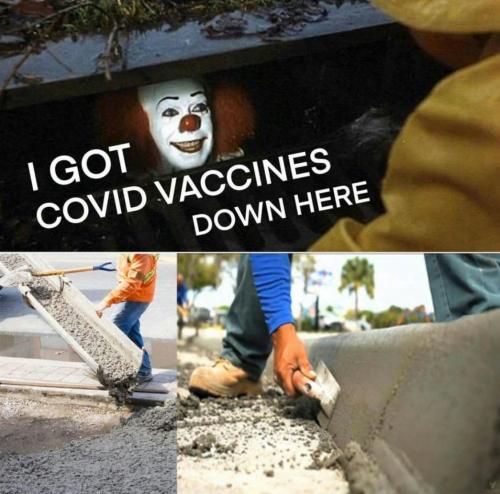 i got covid vax down here 34892147297509157024386