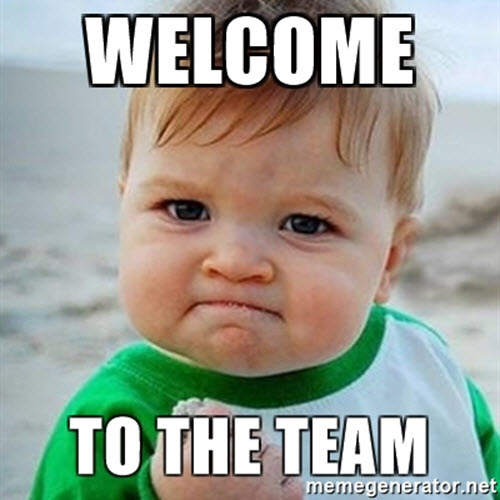 welcometotheteam