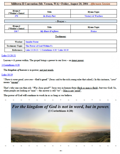 Jennifer Foster's Testimony
