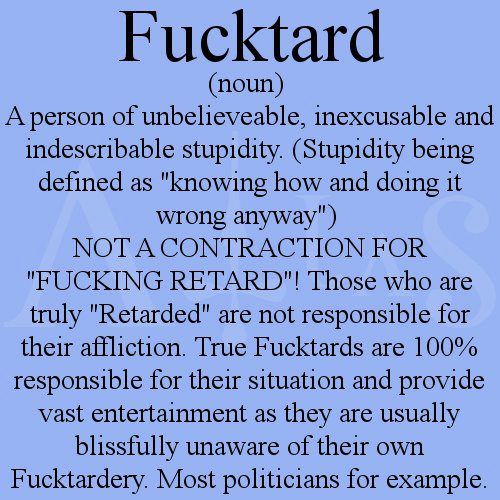 FUCKTARD