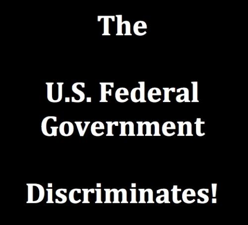 US Fed Govt Discriminates