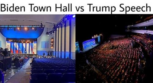 biden townhall trump speech
