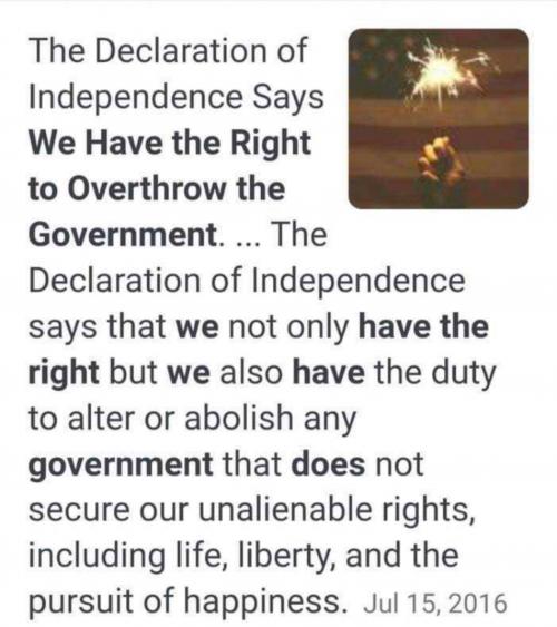 people of the america have this right