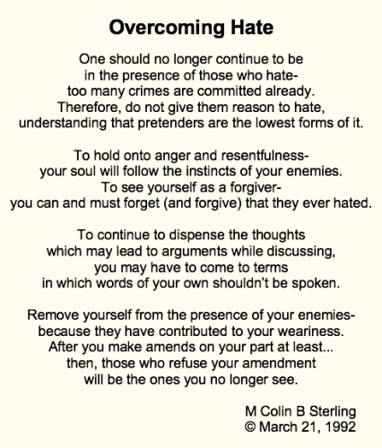 Overcoming Hate Pic