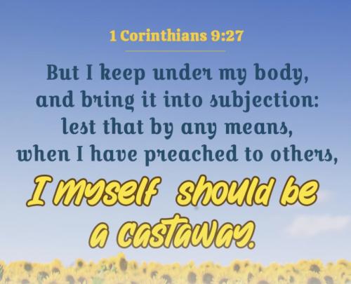 1 Corinthians 9:27