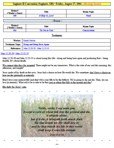 Randy Nelson's Testimony