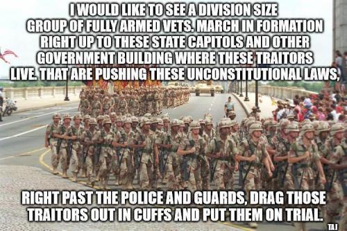 troops