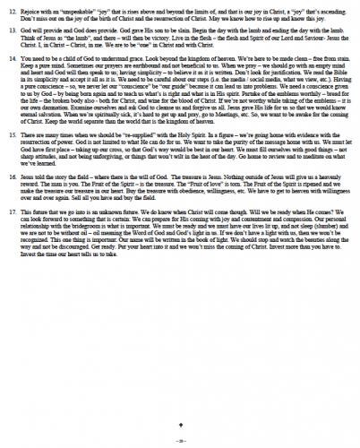 Milltown 1 Convention Summary (2 of 2)