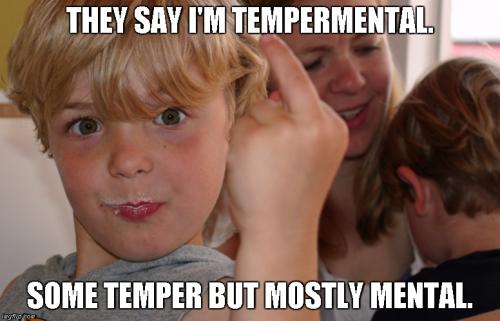 tempermental