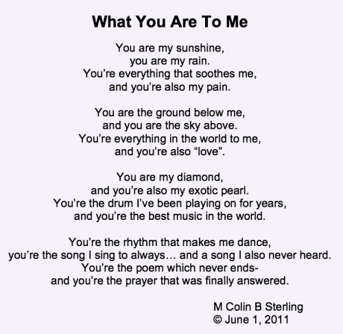 What You Are To Me