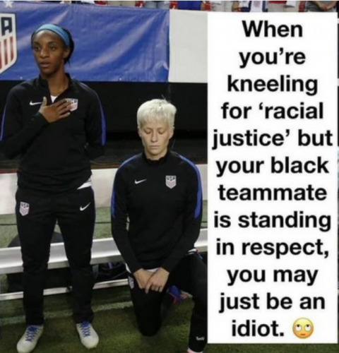 Kneeling Idiot