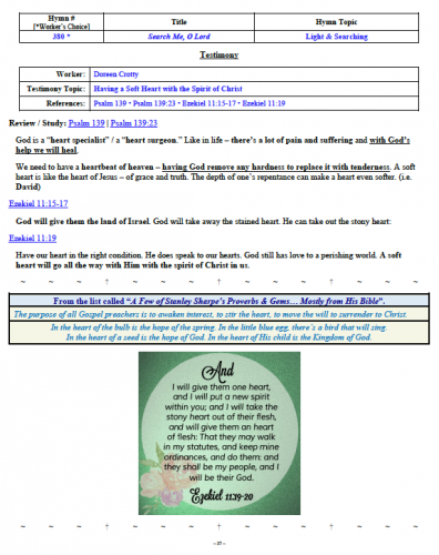 Doreen Crotty's Testimony