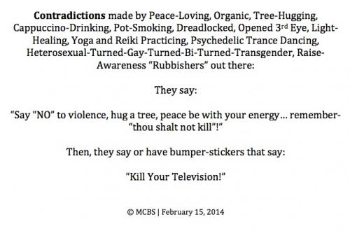 Contradictions by Peace Activists