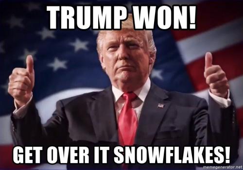 trump won snowflakes