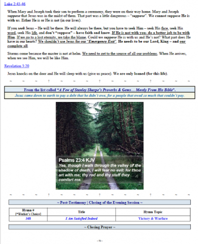Gordon Winkler's Testimony (2 of 2)