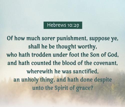 Hebro10:29