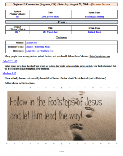 Eldon Coles' Testimony