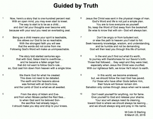 Guided by Truth