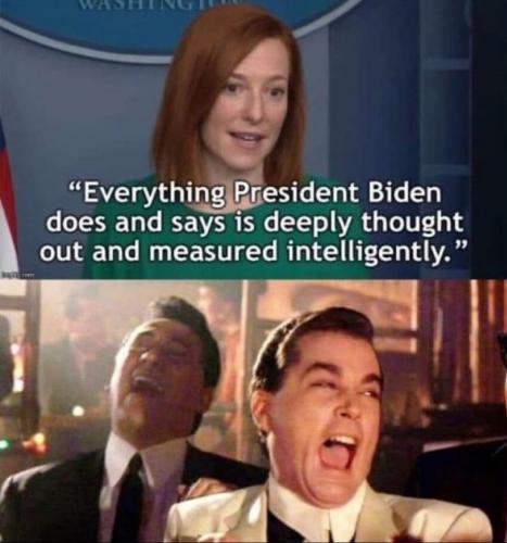 R Biden measured