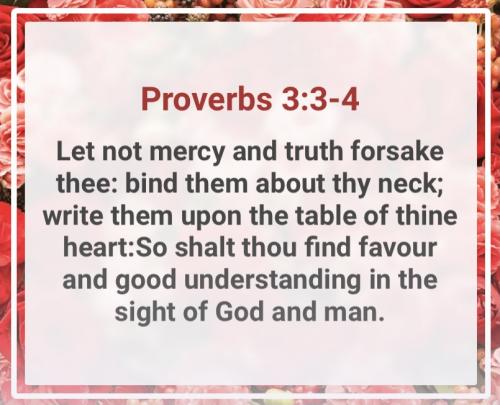 Proverbs 3:3-4