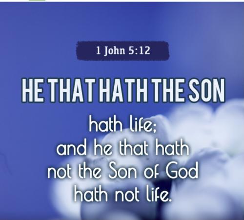 1 John 5.12