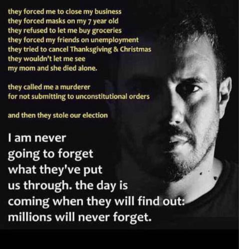 MILLIONS WILL NEVER FORGET  GETTR