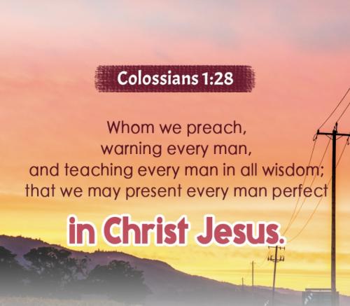 Colossians 1:28