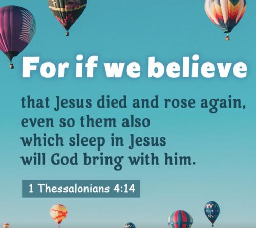 1 Thessalonians 4:14