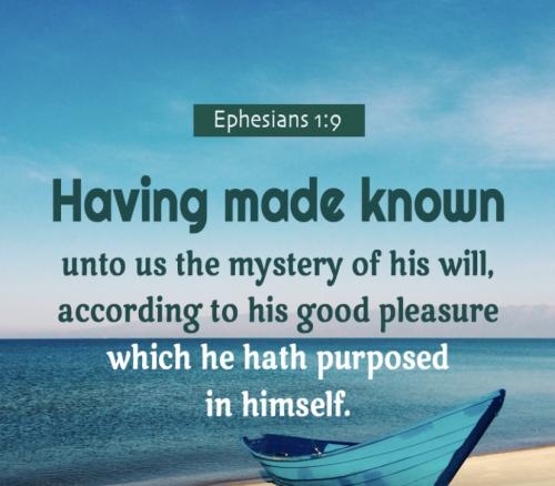 Ephesians 1:9