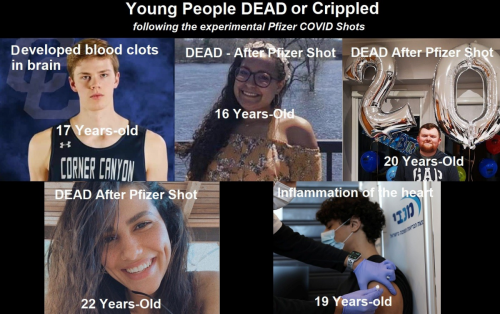 young died or crippled vax