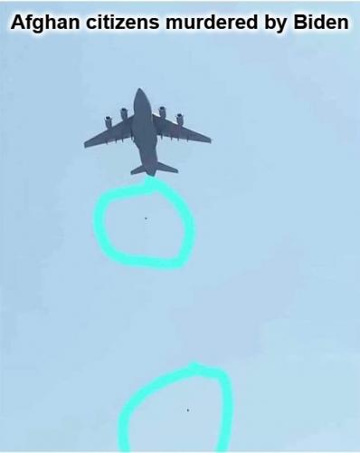 Afghan citizens murdered by Biden