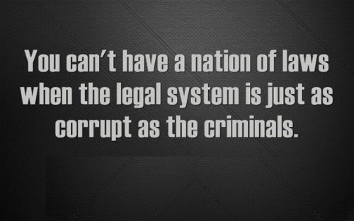 YOU CAN'T HAVE A NATION OF LAWS