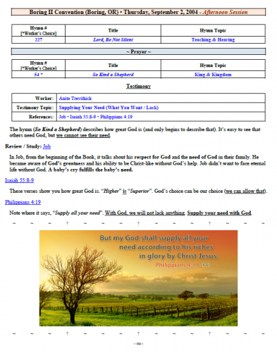 Anita Trevithick's Testimony