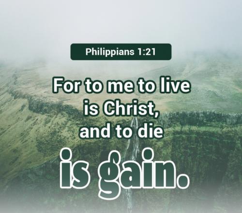 Philippians 1:21