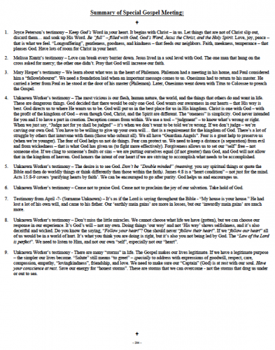 SGM - Summary