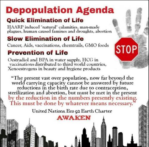 #DepopulationAgenda