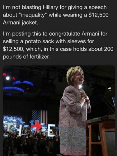Hillary - Armani