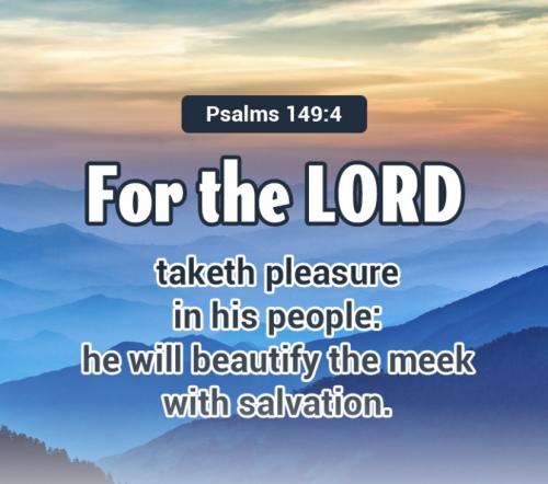 Psalm 149:4