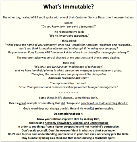 What's Immutable