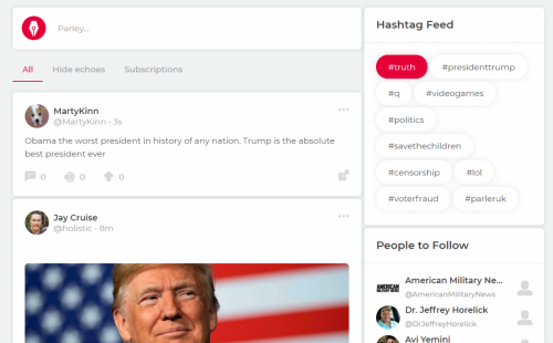 Parler post