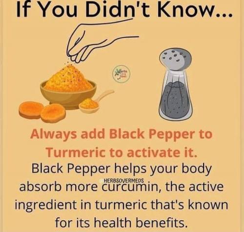#Turmeric + #BlackPepper