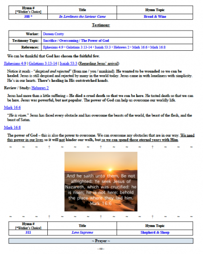 Doreen Crotty's Testimony