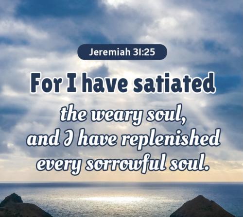 Jeremiah 31:25